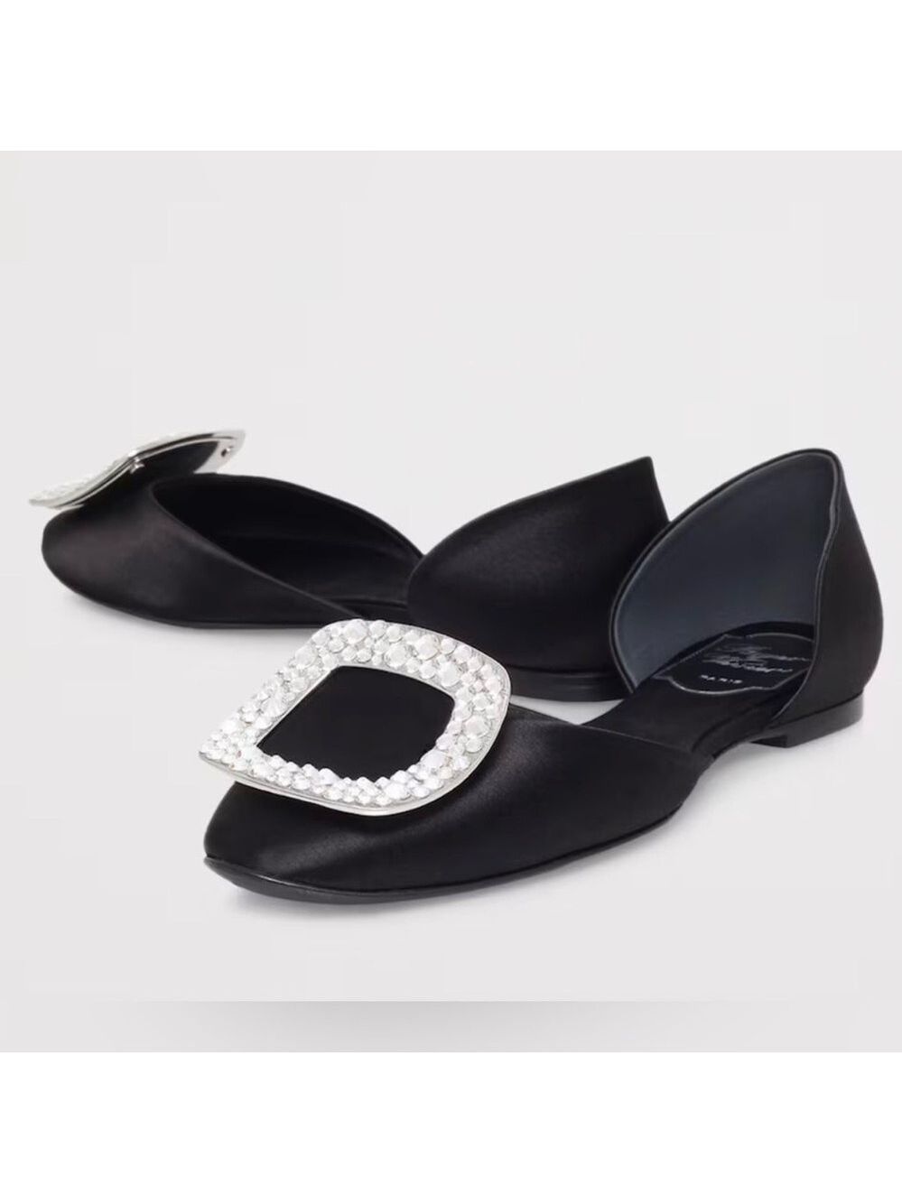 ROGER VIVIER Chips Strauss Ballerina flats Swarovski crystal-embellished buckle